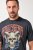 JP1880 T-Shirt Driven By The Devil Black - Koszulki - T-shirty meskie Duże Rozmiary - 2XL-14XL
