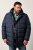 Men+ 426 Parka z kapturem Granatowy - Kurtki Męskie Duże Rozmiary - Kurtki Duże rozmiary 2XL-8XL