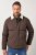 JP1880 842508 Kurtka z kołnierzem teddy Orzechowa - Kurtki Męskie Duże Rozmiary - Kurtki Duże rozmiary 2XL-8XL