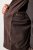 JP1880 Jacket Buffed Nubuck Lamb Leather Brown - Kurtki Męskie Duże Rozmiary - Kurtki Duże rozmiary 2XL-8XL