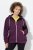 Ulla Popken 843186 Wodoodpychająca kurtka softshell z odblaskami Bordowa - Kurtki - Kurtki dla kobiet w dużych rozmiarach