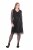 Ulla Popken 843232 Sukienka z cekinami Szara - Sukienki wieczorowe - Wieczorowe sukienki plus size