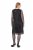 Ulla Popken 843232 Sukienka z cekinami Szara - Sukienki wieczorowe - Wieczorowe sukienki plus size