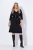 Ulla Popken 843326 Sukienka dresowa z rękawem 3/4 Czarna - Sukienki dresowe - 