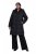 Ulla Popken SYMPATEX Triple Function Coat Black - Płaszcze - Płaszcze damskie w dużych rozmiarach