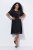 Ulla Popken 844356 Suknia wieczorowa Czarna - Sukienki wieczorowe - Wieczorowe sukienki plus size