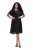 Ulla Popken 844356 Suknia wieczorowa Czarna - Sukienki wieczorowe - Wieczorowe sukienki plus size