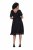 Ulla Popken 844356 Suknia wieczorowa Czarna - Sukienki wieczorowe - Wieczorowe sukienki plus size