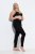 Ulla Popken 844563 Legginsy rajstopowe Czarna - Rajstopy & skarpetki - 