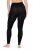 Ulla Popken 844563 Legginsy rajstopowe Czarna - Rajstopy & skarpetki - 