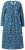 Ulla Popken 844722 Wzorzysta sukienka dresowa Petrolowa - Sukienki dresowe - 