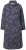 Ulla Popken 844993 Wzorzysta sukienka dresowa Granatowa - Sukienki dresowe - 