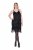 Ulla Popken 845152 Sukienka bez rękawów Czarna - Sukienki wieczorowe - Wieczorowe sukienki plus size