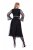 Ulla Popken 845366 Suknia wieczorowa z dekoltem w szpic Czarna - Sukienki wieczorowe - Wieczorowe sukienki plus size