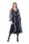 Ulla Popken 845366 Sukienka z cekinami w kwiaty Granatowa - Sukienki wieczorowe - Wieczorowe sukienki plus size