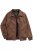 JP1880 846200 Kurtka bomber z imitacji zamszu Ciemnobrązowa - Kurtki Męskie Duże Rozmiary - Kurtki Duże rozmiary 2XL-8XL