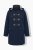 Ulla Popken 846278 Płaszcz softshell Granatowa - Płaszcze - Płaszcze damskie w dużych rozmiarach