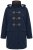 Ulla Popken 846278 Płaszcz softshell Granatowa - Płaszcze - Płaszcze damskie w dużych rozmiarach