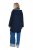 Ulla Popken 846278 Płaszcz softshell Granatowa - Płaszcze - Płaszcze damskie w dużych rozmiarach