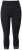 Ulla Popken 846491 Legginsy rajstopowe 3/4 z koronką Czarna - Rajstopy & skarpetki - 
