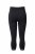 Ulla Popken 846491 Legginsy rajstopowe 3/4 z koronką Czarna - Rajstopy & skarpetki - 