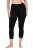 Ulla Popken 846491 Legginsy rajstopowe 3/4 z koronką Czarna - Rajstopy & skarpetki - 
