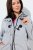 Ulla Popken 846744 Kurtka softshell Szara melanż - Kurtki - Kurtki dla kobiet w dużych rozmiarach