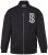 STHUGE 847083 Kurtka varsity z tkaniny scuba Czarna - Kurtki Męskie Duże Rozmiary - Kurtki Duże rozmiary 2XL-8XL