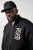 STHUGE 847083 Kurtka varsity z tkaniny scuba Czarna - Kurtki Męskie Duże Rozmiary - Kurtki Duże rozmiary 2XL-8XL