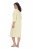 Ulla Popken 847224 Sukienka z domieszką lnu Żółta - Sukienki letnie - Letnie sukienki plus size