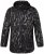 Jay-Pi 847852 Ultralekka kurtka outdoorowa z nadrukiem odblaskowym Czarna - Kurtki Męskie Duże Rozmiary - Kurtki Duże rozmiary 2XL-8XL