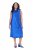 Ulla Popken 847862 Satynowa sukienka Królewski błękit - Sukienki letnie - Letnie sukienki plus size