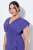 Ulla Popken 848120 Sukienka z falbanami Liliowa - Sukienki wieczorowe - Wieczorowe sukienki plus size