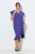 Ulla Popken 848120 Sukienka z falbanami Liliowa - Sukienki wieczorowe - Wieczorowe sukienki plus size
