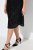 Ulla Popken 848140 Sukienka z cekinami Czarna - Sukienki wieczorowe - Wieczorowe sukienki plus size