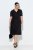 Ulla Popken 848140 Sukienka z cekinami Czarna - Sukienki wieczorowe - Wieczorowe sukienki plus size