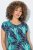 Ulla Popken 848696 Wzorzysta sukienka Granatowa - Sukienki letnie - Letnie sukienki plus size