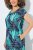 Ulla Popken 848696 Wzorzysta sukienka Granatowa - Sukienki letnie - Letnie sukienki plus size