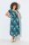 Ulla Popken 848696 Wzorzysta sukienka Granatowa - Sukienki letnie - Letnie sukienki plus size