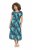 Ulla Popken 848696 Wzorzysta sukienka Granatowa - Sukienki letnie - Letnie sukienki plus size