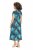 Ulla Popken 848696 Wzorzysta sukienka Granatowa - Sukienki letnie - Letnie sukienki plus size