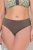 Ulla Popken 848826 Stringi w zwierzęcy wzór 3 szt. Taupe - Majtki - 