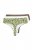 Ulla Popken 848826 Stringi w zwierzęcy wzór 3 szt. Taupe - Majtki - 