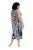Ulla Popken 848948 Sukienka w zwierzęcy wzór Czarna - Sukienki letnie - Letnie sukienki plus size