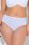 Ulla Popken 849098 Majtki w kwiaty 5 szt. Jasnoniebieska - Majtki - 