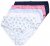 Ulla Popken 849098 Majtki w kwiaty 5 szt. Jasnoniebieska - Majtki - 