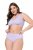 Ulla Popken 849202 Wzorzyste majtki 6 szt. Szara - Majtki - 