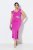 Ulla Popken 849508 Suknia wieczorowa Liliowa - Sukienki wieczorowe - Wieczorowe sukienki plus size