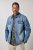 JP1880 849703 Kurtka jeansowa z wieloma kieszeniami Indygo - Kurtki Męskie Duże Rozmiary - Kurtki Duże rozmiary 2XL-8XL