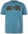 JP1880 849790 AC/DC Classic Logo Koszulka Turkusowa - Koszulki zespołów - Koszulki muzyczne band t-shirts